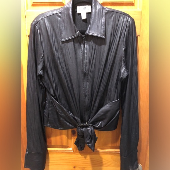 Joseph Ribkoff Jackets & Blazers - EUC Women’s Joseph Ribkoff Faux Leather Jacket